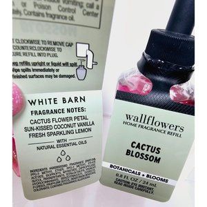 3 CACTUS BLOSSOM Bath Body Works Wallflower Plug In Bulb Refill Newest